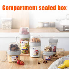 Fresh-keeping Box Double-layer Sealed Compartment Transparent Storage Box Breakfast Leak-proof Cup Type Kitchen Food Storage X 2024 - buy cheap