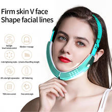 V Line Shape Microcurrent Face Massager LED Photon Therapy Face Slimming Vibration Massager Facial Lifting Device V Face care 2024 - buy cheap