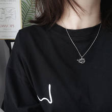 Korean Necklace Jewelry Choker Pendant Long Necklace Jewelry Female Cute Hiphop Gothic Statement Necklace Women Wholesale 2024 - buy cheap