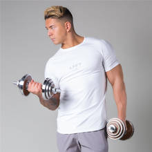Raglan Short Sleeve T shirt Running Men Gym Cotton T-Shirt Male Fitness Bodybuilding Workout Skinny Summer Tees Top Clothing 2024 - buy cheap
