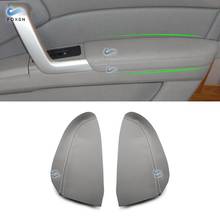 Gray For Acura RDX 2007 2008 2009 2010 2011 2012 2pcs Car Microfiber Leather Front Door Armrest Panel Cover Protective Trim 2024 - buy cheap