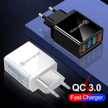 Адаптер питания Abay с 4 USB-портами для быстрой зарядки 3.0, 5 В/2A, 45 Вт 2024 - купить недорого