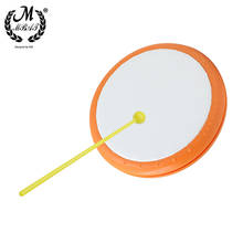 M MBAT-tambor de percusión de alta calidad con baquetas, tambor portátil de mano, pandereta de plástico, instrumento de música para práctica 2024 - compra barato