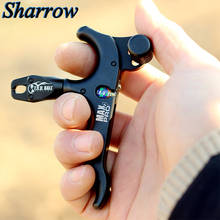 4finger Compound Bow Release Grip Thumb Release Caliper Archery Release Aids For Bow and arrow Outdoor Shooting Accessories 2024 - buy cheap