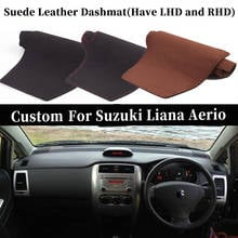 Accessories Suede Leather Dashmat Dashboard Cover Pad Dash Mat Carpet Car-styling For Suzuki Liana Aerio LHD RHD 2024 - buy cheap