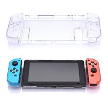 Прозрачный кристально чистый жесткий чехол 4 цветов, защитный чехол для игровой консоли Nintendo Switch Joy-Con 2024 - купить недорого