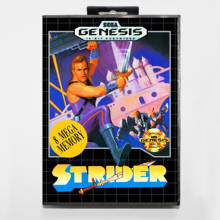 Strider 16bit md cartão de jogo para sega mega drive/genesis com caixa de varejo 2024 - compre barato