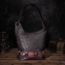 YourSeason Vintage Ladies 2021 Genuine Leather Shoulder Bags Cowhide Women Large Capacity Casual Handbags 2024 - buy cheap