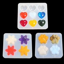 Popular1 PC Heart Claws Snowflower Silicone Resin Epoxy Jewelry Molds For DIY Crafts UV Resin Jewelry Tools 2024 - buy cheap