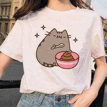 Totoro Cat T Shirts Women Funny Graphic  Anime Fashion Kawaii T-shirt Female Ullzang Cute 90s Korean Tshirt Top Tees Harajuku 2024 - buy cheap