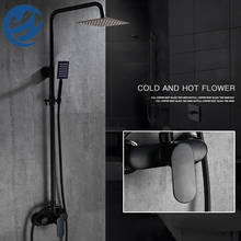 Black Shower Faucets Wall Mounted Bathroom Shower Mixer Shower Faucet Bath Faucet  Rainfall Mixer shower set Hand Shower  Spray 2024 - buy cheap