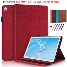 Case For Lenovo Tab M10 tb x505x x505l x505f Case Fold Wallet PU Leather Stand Tablet Funda For Lenovo Tab M10 Case tb-x605f Pen 2024 - buy cheap