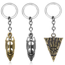 The Elder Scrolls Morrowind Keyring Keychain Akatosh Dinosaur Vintage Triangle Metal Key Chains Women Men Key Rings Game Jewelry 2024 - buy cheap