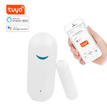 Tuya APP / WiFi Door Sensor Smart Door Open / Closed Detectors Wireless Connection Smart Home Alarm Work With Alexa Google Home 2024 - buy cheap
