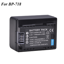 1790mAh BP-718 BP718 Li-ion Battery for Canon BP 718 BP-727 BP-709 CG-700 VIXIA HF M50 M500 M52 R300 R32 R40 R42 R50 R52 R500 2024 - buy cheap