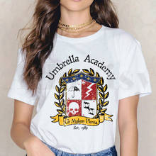 Umbrella Academy Symbol Cha, camiseta de manga corta para mujer, camisetas para mujer, camisetas Harajuku Vintage 2024 - compra barato