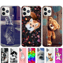 Silicon Case For iphone 11 Case Soft TPU Back Phone Cover for iphone 11 pro max eleven coque etui bumper full 360 protective bag 2024 - buy cheap