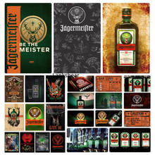 Jagermeister Metal Sign Tin Signs Metal Plate Plaque Metal Vintage Pub Bar Man Cave Wall Art Home Decoration 2024 - buy cheap