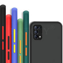 For OPPO Reno 5 Case Simple Frame soft Matte Armor Bumper Case For Reno5 Pro Cover For OPPO Reno 5 Pro Reno 4 4G Reno4 Pro  2024 - buy cheap