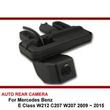 Для Mercedes Benz E Class W212 C207 W207 2009 ~ 2016 ручка багажника HD CCD автомобильная парковочная камера заднего вида 2024 - купить недорого