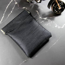 New Metallic Frame Oxford Coin Purse Women Men Mini Short Wallet Money Change Earphone Organizer Bag Portable Card Holder Solid 2024 - buy cheap