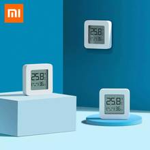 Original Xiaomi Mijia Bluetooth Thermometer 2 Smart BT LCD Screen Digital Bluetooth Temperature app, Smart electric Digital hygrometer, Xiaomi wireless Digital Thermometer 2 2024 - buy cheap