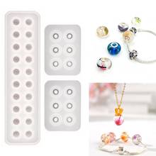 Spherical Bracelet Diamond Beads Crystal Epoxy Resin Mold Pendant Casting Silicone Mould DIY Crafts Necklace Jewelry Making Tool 2024 - buy cheap