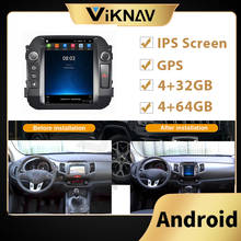Автомагнитола 2 Din, Android, GPS-навигация, вертикальный экран для KIA Sportage 2010 +, автомагнитола, мультимедийный проигрыватель, DVD-плеер 2024 - купить недорого
