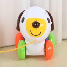 Cute Robot Dog Puppy Car Pull Along Animal with Leash Baby Learning Walking Toy 2024 - buy cheap
