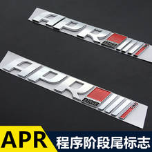 1 шт. Прямая доставка ABS APR STAGE 1 + 2 + 3 + гоночная эмблема значок автомобиля APR STARGE 1 2 3 Plus 3D Автомобильные наклейки для гольфа автостайлинг 2024 - купить недорого