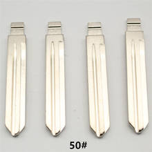 XIEAILI OEM 50Pcs 50# Metal Uncut Flip KD Remote Key Blade For Hyundai Elantra Mid Slot   K278 2024 - buy cheap