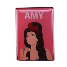 Insignia de cantante Amy Winehouse, colección de kitsch, regalo perfecto de cultura popular para fanáticos de la música 2024 - compra barato