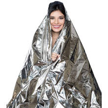 Emergency Thermal Blanket Outdoor WaterProof Survival Rescue Blanket Foil Thermal Space First Aid Rescue Curtain Military Blanke 2024 - buy cheap