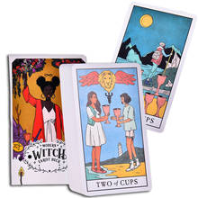 Современная настольная карточка ведьма Таро, Настольная карточка, игра, Волшебная судьба, гадания, карточка 2024 - купить недорого
