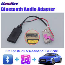 Liandlee Plug & Play Беспроводной автомобильный музыкальный кабель для Audi A3/A4/A6/TT/R8/A8 32 Pin AUX разъем Bluetooth BT 2,0/3,0/4,0/5,0 адаптер 2024 - купить недорого