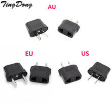 TingDong Universal US EU AU Plug USA Euro Europe Travel Wall AC Power Charger Outlet Adapter Converter 2 Round Socket Input Pin 2024 - buy cheap