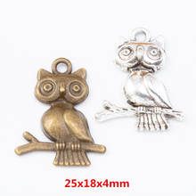 120 pieces of retro Owl pendant zinc alloy pendant DIY European style jewelry making 7783 2024 - buy cheap