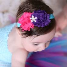 Diadema para bebé niña, accesorios para el cabello para bebé, estrella de mar, flor, tocado para recién nacido, banda para el pelo, regalo, lazos para niños pequeños, ropa 2024 - compra barato