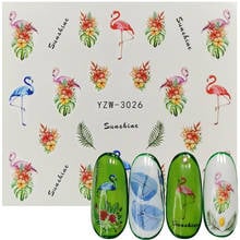 2022 NEW Designs Water Nail Stickers Decal Flowers Leaf Transfer Nail Art Decorations Slider Manicure Watermark Foil Tips 2024 - buy cheap