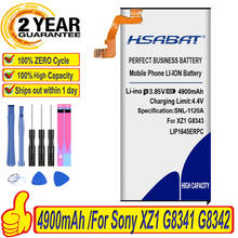 100% Original HSABAT 4900mAh LIP1645ERPC Battery For Sony XZ1 G8341 G8342 G8343 XZ1 Dual 2024 - buy cheap