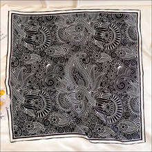 Paisley Silk Designer Scarf Shawl Square Scarf Bandana 90*90cm Silk Scarf Hand Rolled Edges Foulard Satin Designer Head Scarves 2024 - buy cheap