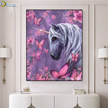 Animal Diamond Painting 5D Unicorn Cross Stitch Butterfly Flowers Diy Home Decor Embroidery Sale Full Square Round Drill Mosaic 2024 - buy cheap