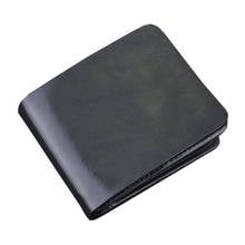 KUNBABY Top Quality Genuine Leather Black Document Bag Wallet Card Package Without Coin Bag Free Shipping 2024 - buy cheap