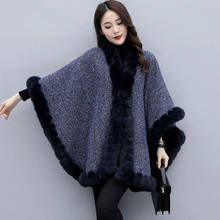 2020 Autumn High Quality Woolen Shawl Cape Poncho Coat Women Mid-length Korean sleeveless Plus Size Ladies Cape Coats 2024 - buy cheap