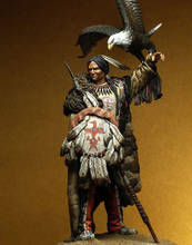 Figura de resina 1/18 90mm, modelo masculino guerreiro antigo fantasia, conjunto de construção sem pintura 2024 - compre barato