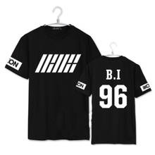 Mainlead новая Kpop Ikon Добро пожаловать обратно мой тип футболка Jinhwan Yun Hyeong Tee Bobby b. i 2024 - купить недорого