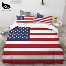 Dream NS-Conjunto de ropa de cama con estampado de la bandera del Reino Unido, juego de edredón con funda de almohada, Textiles para cama y hogar, tamaño Queen, 3 uds. 2024 - compra barato