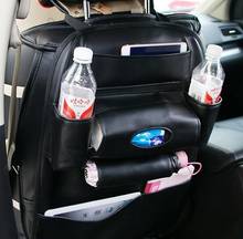 Чехол-органайзер для автомобильного сиденья, держатель для телефона с несколькими карманами из искусственной кожи 2024 - купить недорого
