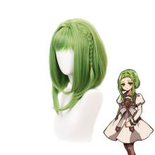 2020 Anime Nanamine Sakura Women Green Wig Cosplay Costume Jibaku Shounen Toilet-bound Hanako-kun Synthetic Hair Party Wigs 2024 - buy cheap