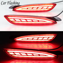 Reflector trasero para coche, luz LED antiniebla de freno para parachoques, señal dinámica, para Mazda 6 Atenza, Mazda 3 Hatchback 2019 2020, 1 Juego 2024 - compra barato